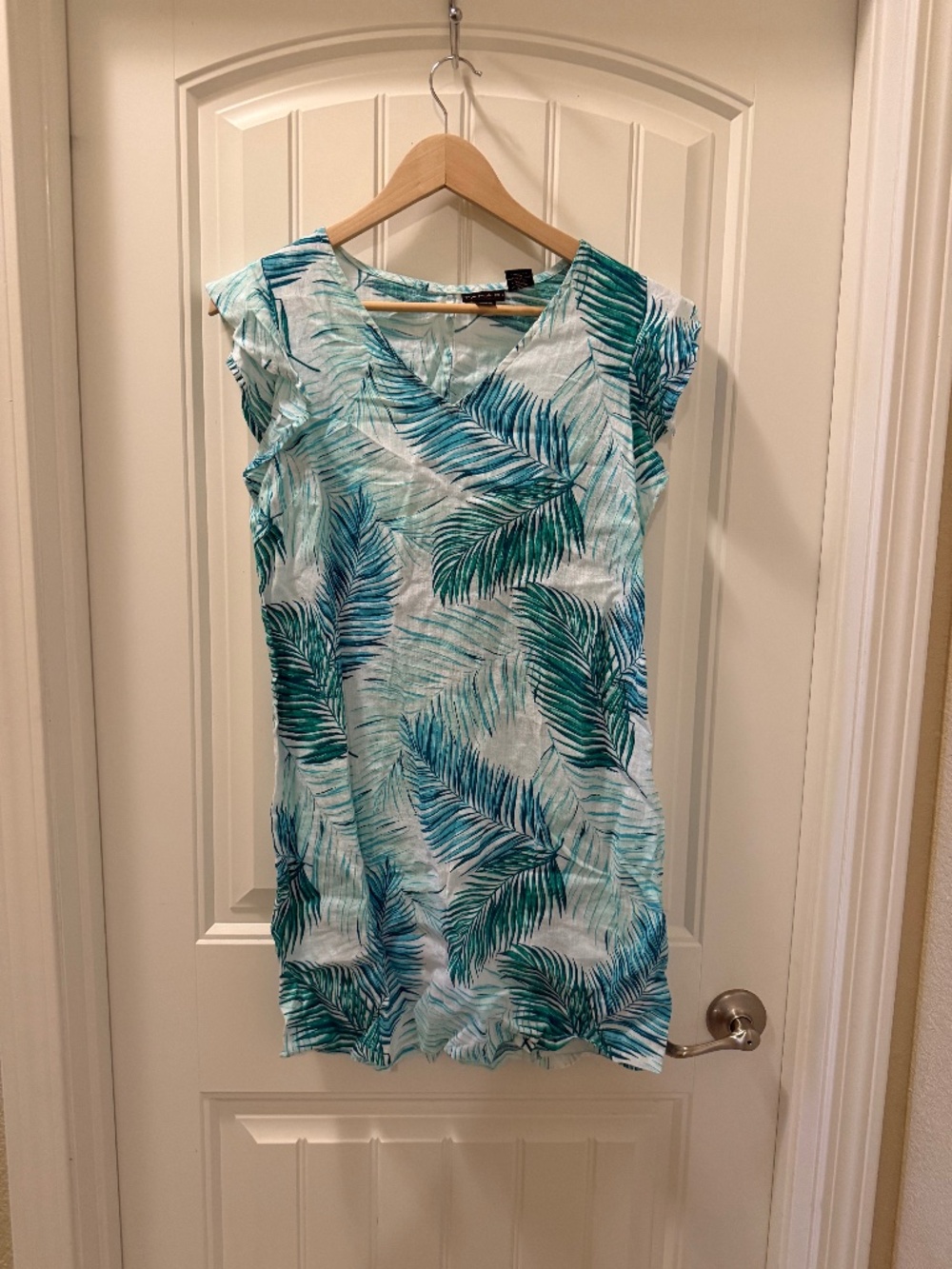 Tahari 100% linen dress (size S)